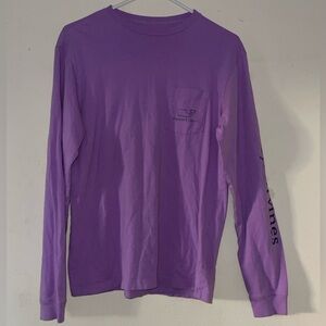 Vineyard Vines purple long sleeve tee